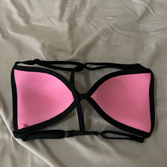 VS PINK Light Blue Bikini Top - Picture 3 of 3